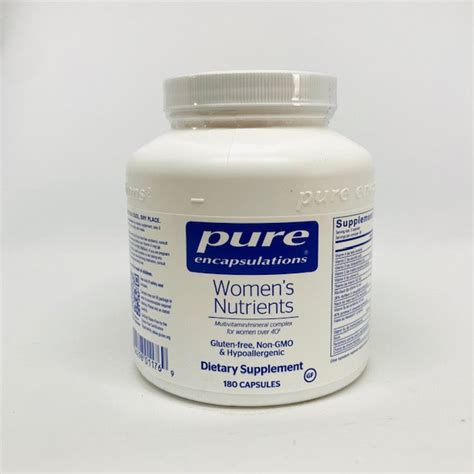 pures for women|pure encapsulations women's nutrients review.